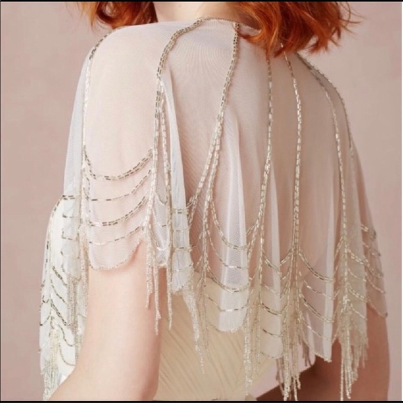 Anthropologie Other - Bhldn ivory needed caplet